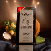 AFRICAN BLACK WITH SHEA BUTTER & MANGO BUTTER DET0XIFYING & BALANCING BODY BAR